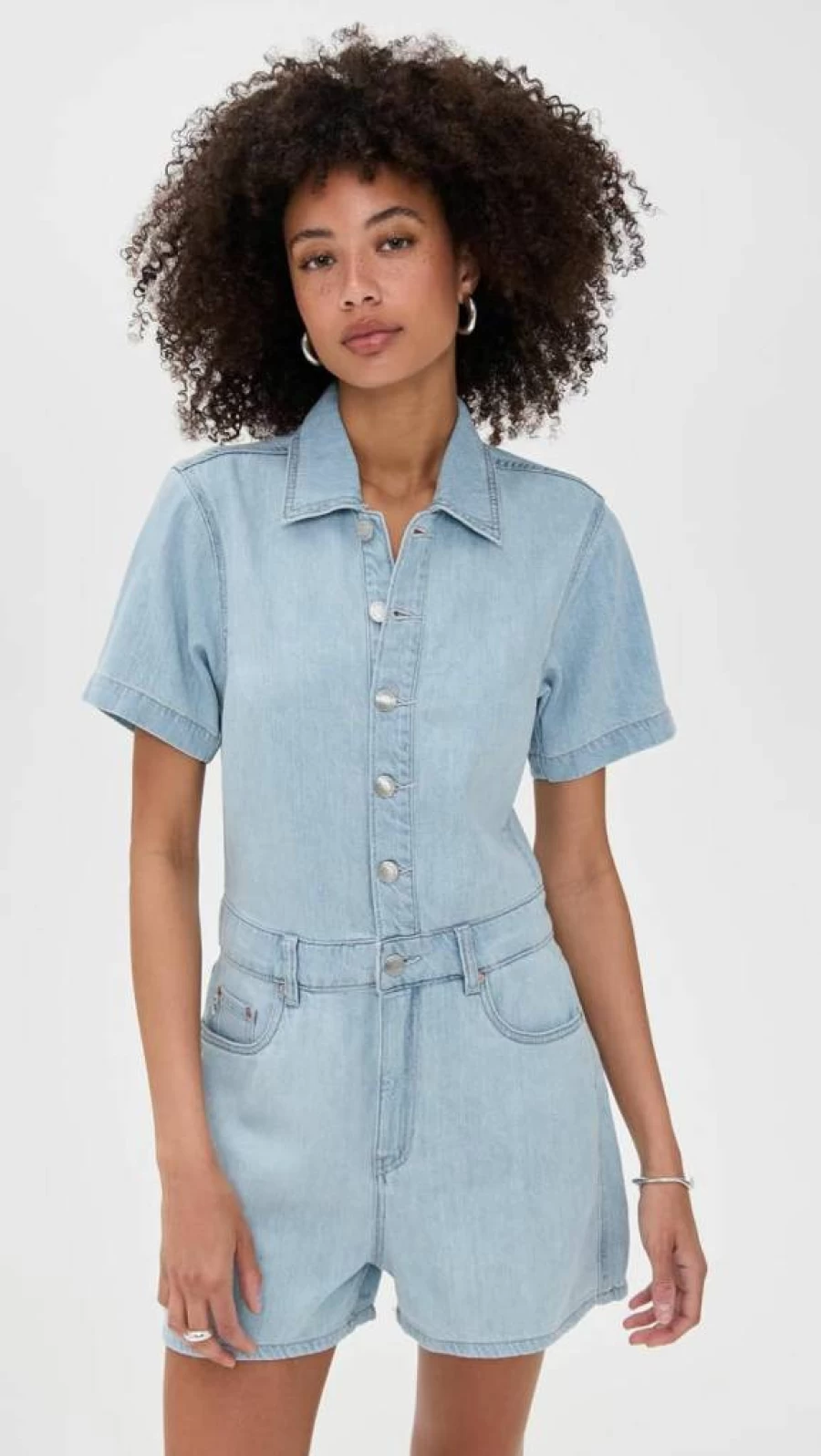 DL1961 Women's Aura Montauk Denim Romper - Stylish Comfort Jumpsuit