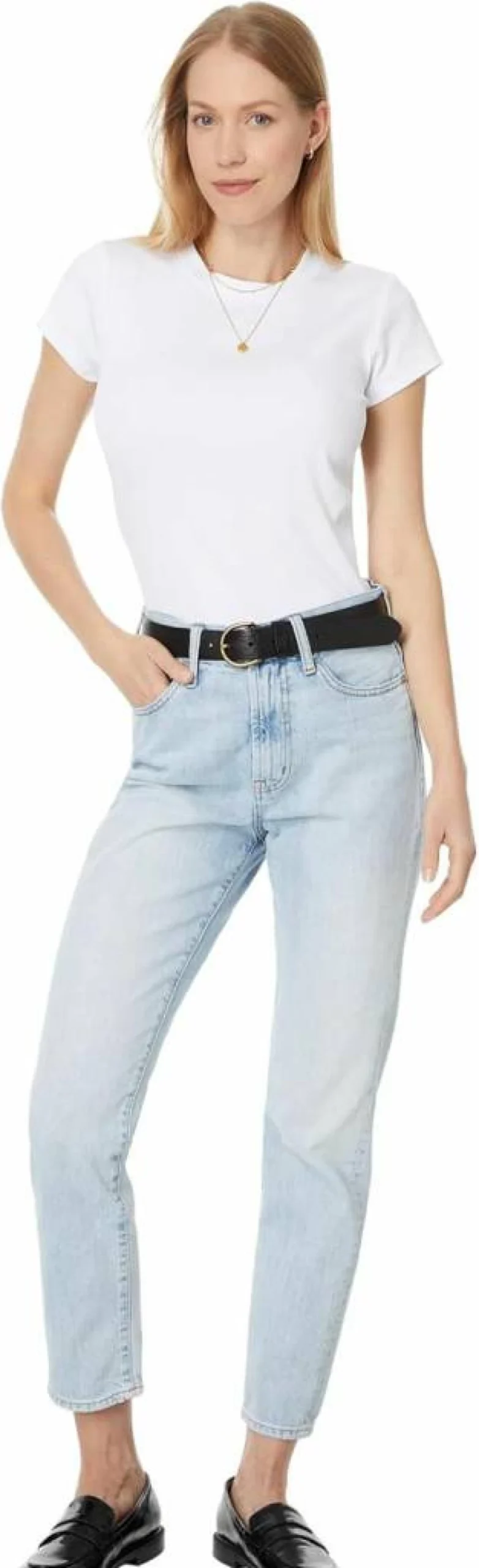 Madewell Women's Brightside Tee - Soft Cotton Short Sleeve T-Shirt for Women