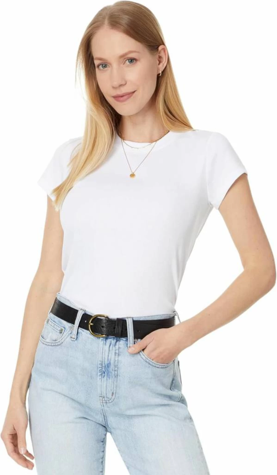 Madewell Women's Brightside Tee - Soft Cotton Short Sleeve T-Shirt for Women