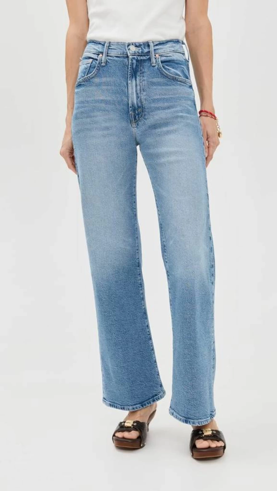 MOTHER Women's Lil Lasso Sneaker Jeans - Stylish High-Top Denim Sneakers for Women