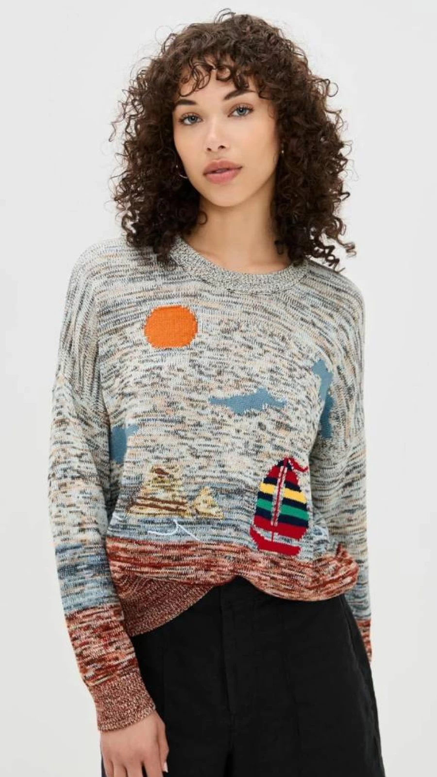 The Great Women's Boating Pullover Sweater – Premium Knitwear for Sailing & Casual Wear