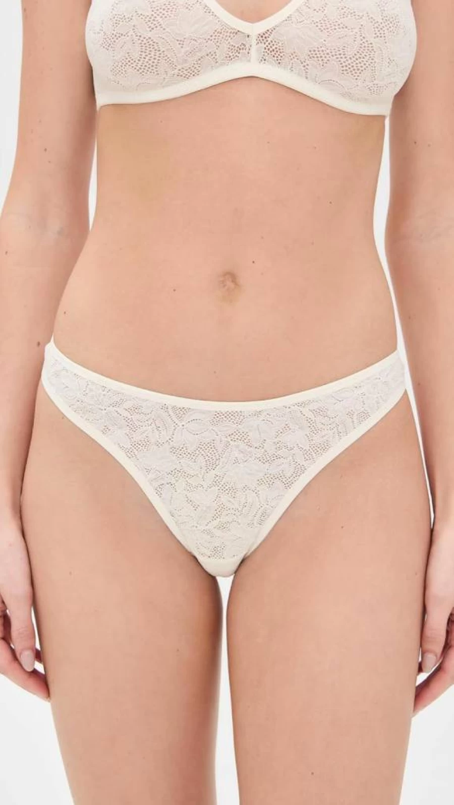 Eberjey Women's Eco-Friendly Soft Stretch Lace Thong Underwear - Recycled Comfort & Sexy Design