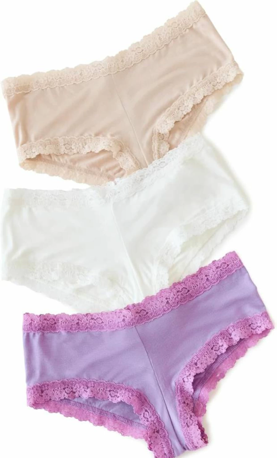Hanky Panky Dreamease Short 3-Pack - Soft & Comfortable Women's Underwear Set