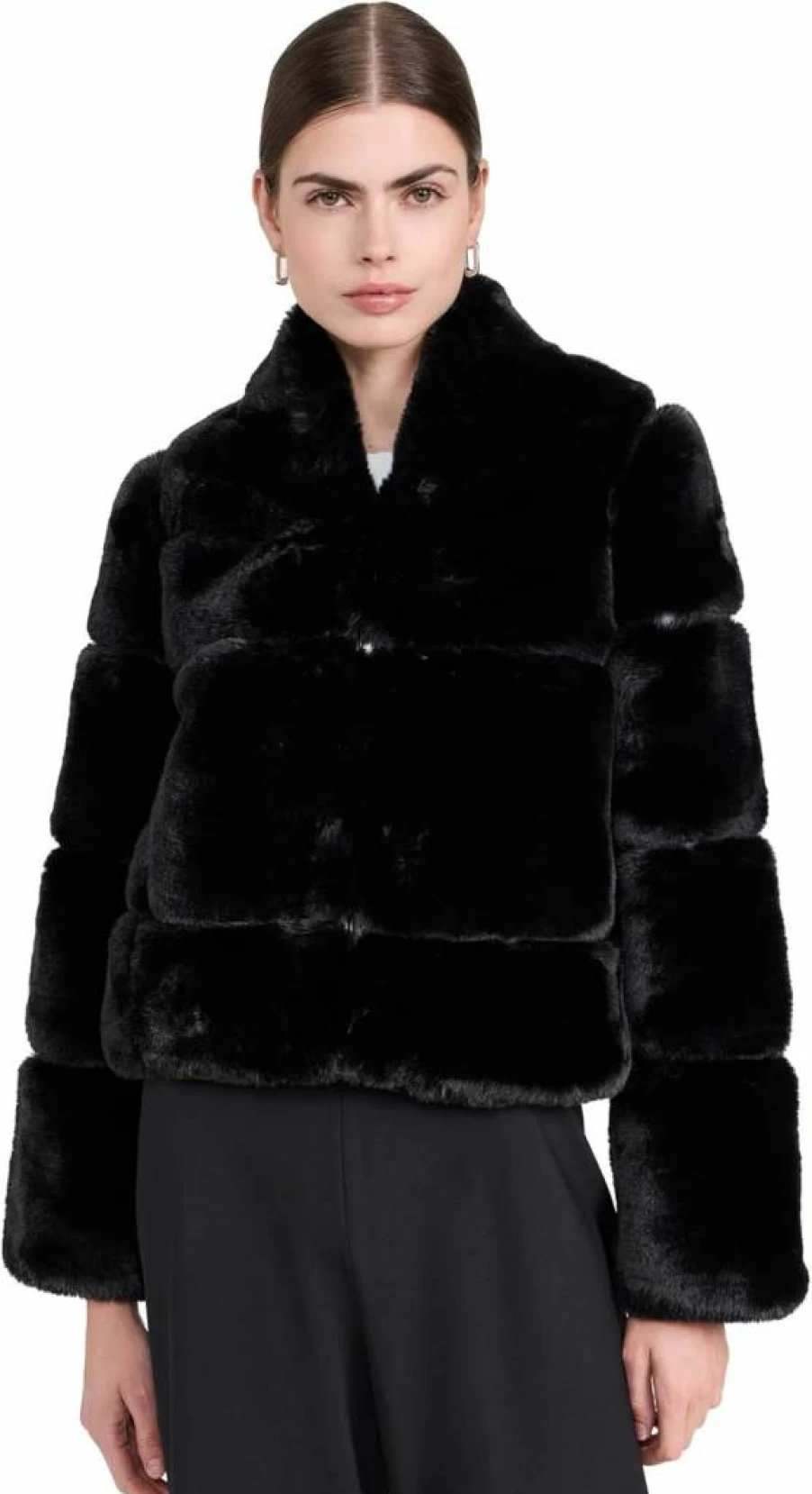 Apparis Women's Sai Short Coat - Stylish Vegan Wool Cropped Jacket