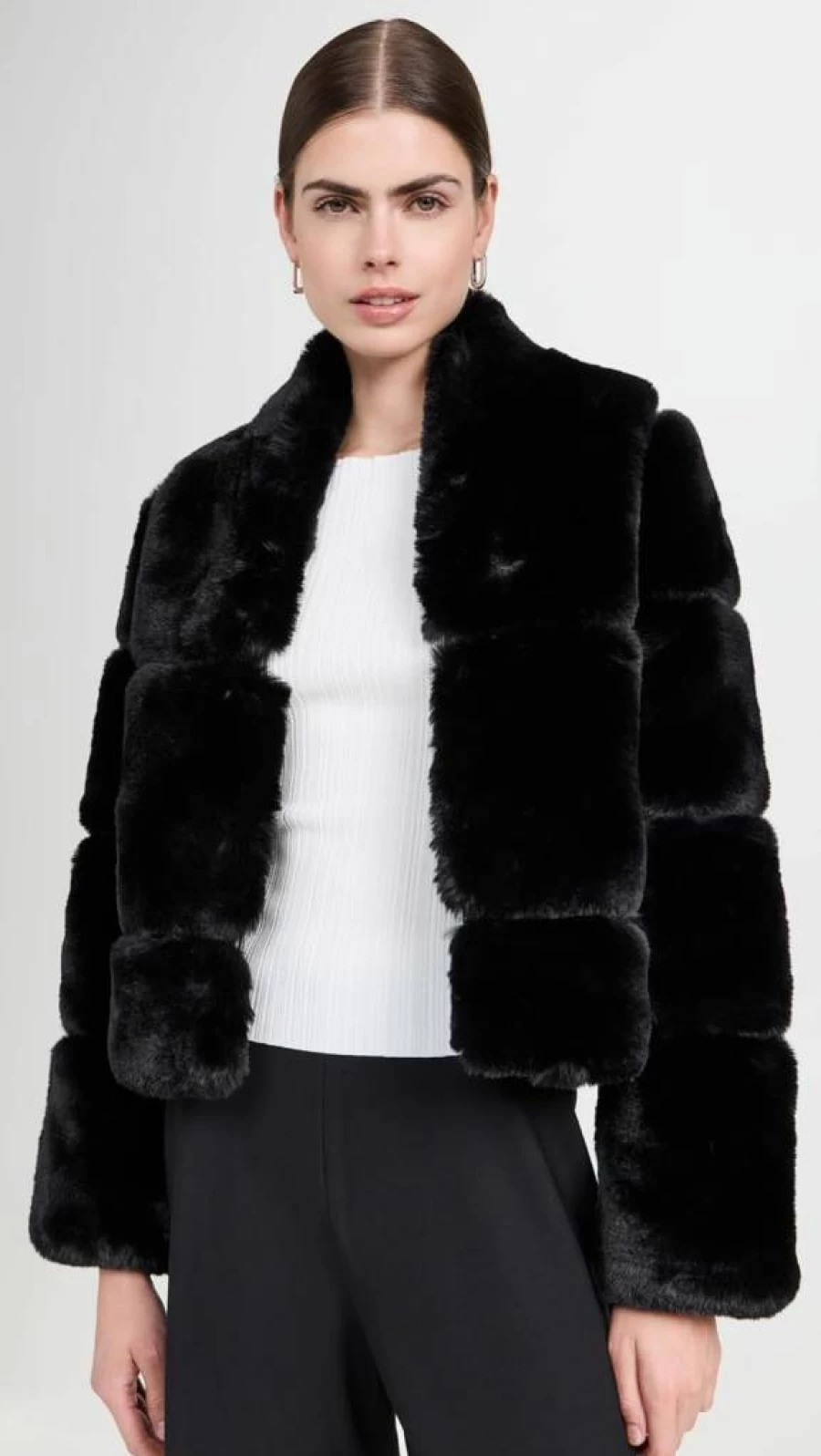 Apparis Women's Sai Short Coat - Stylish Vegan Wool Cropped Jacket