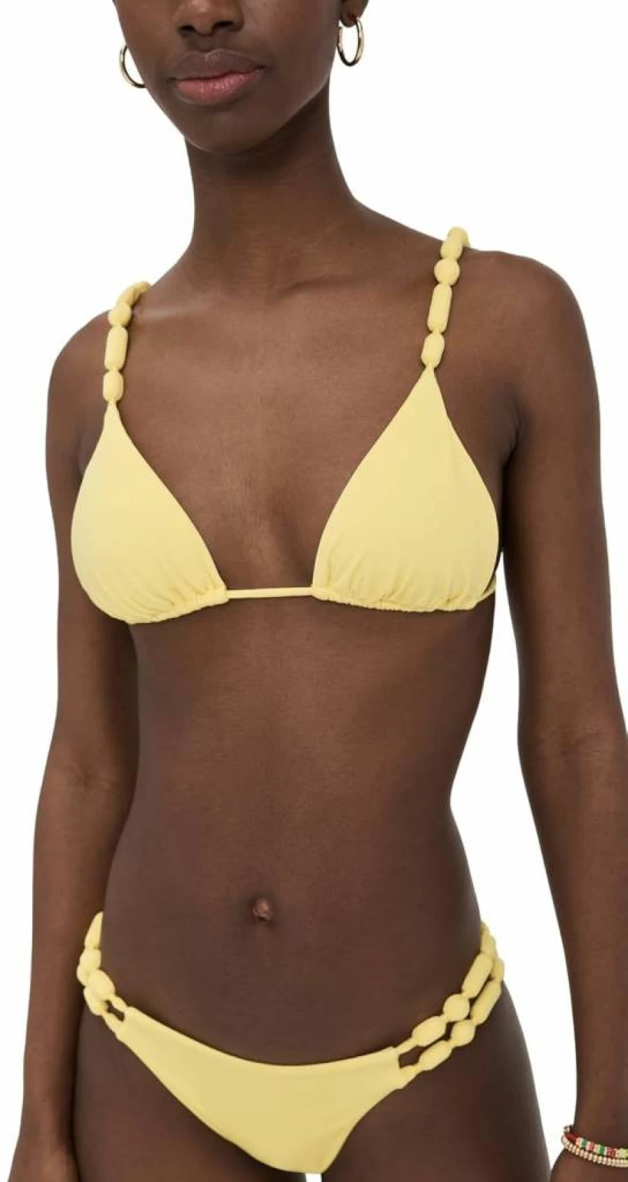 ViX Paula Hermanny Women's Atena Tri Paral Solid Color Top
