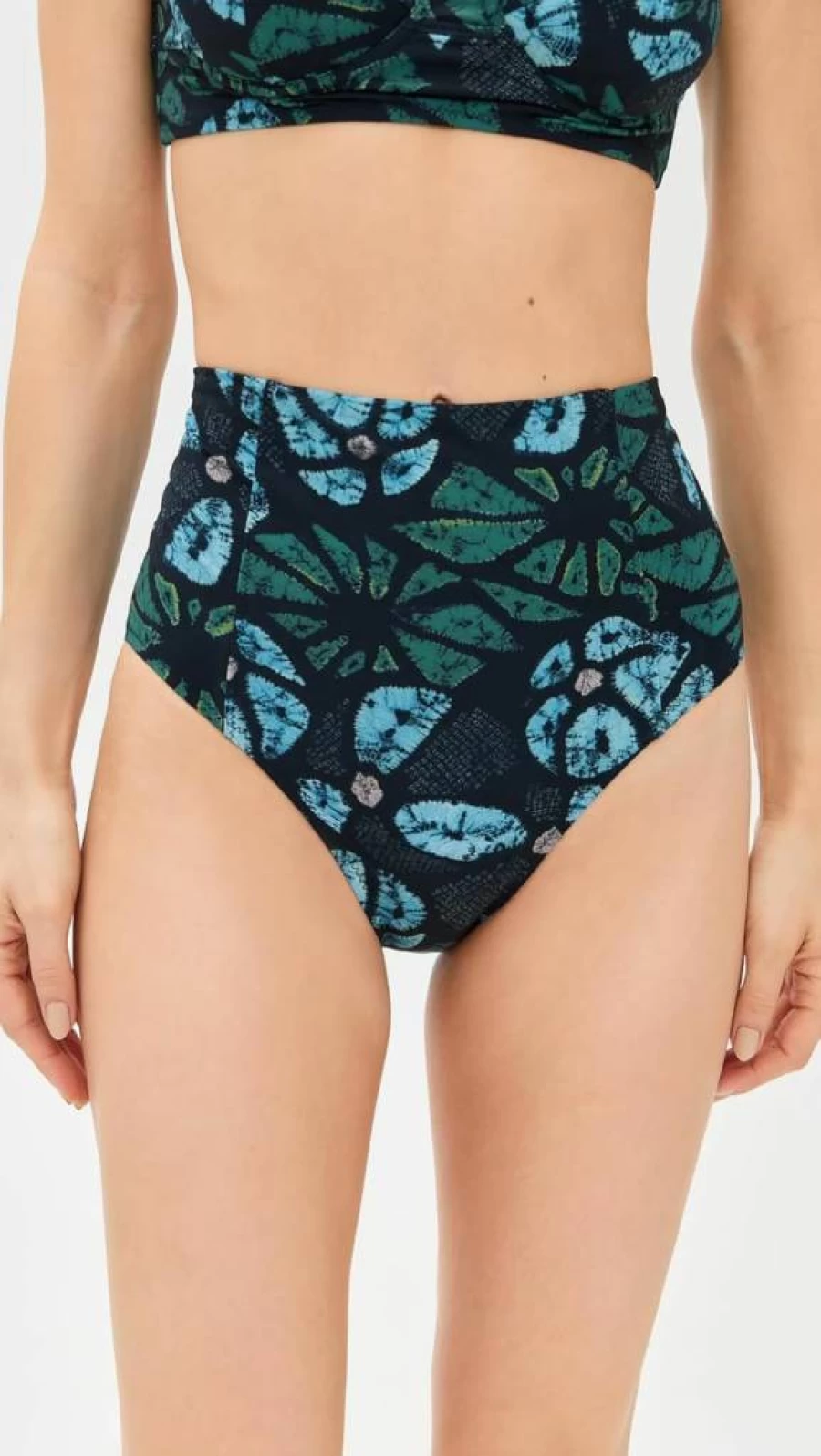 Ulla Johnson Zahara Bikini Bottoms for Women - High-Waisted Swimwear Summer Beach Essentials