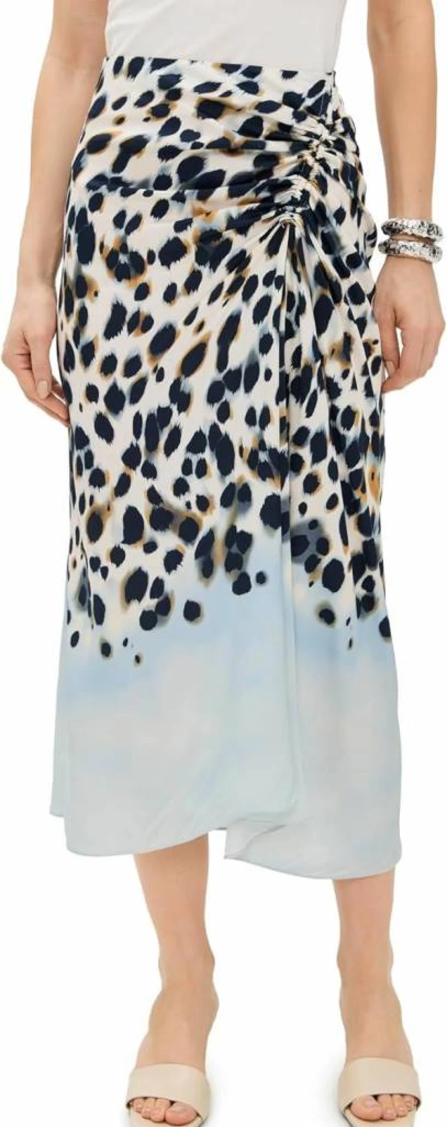 ALC Women's Elegant Grace Skirt - Flowy Midi Length Summer Casual Dress