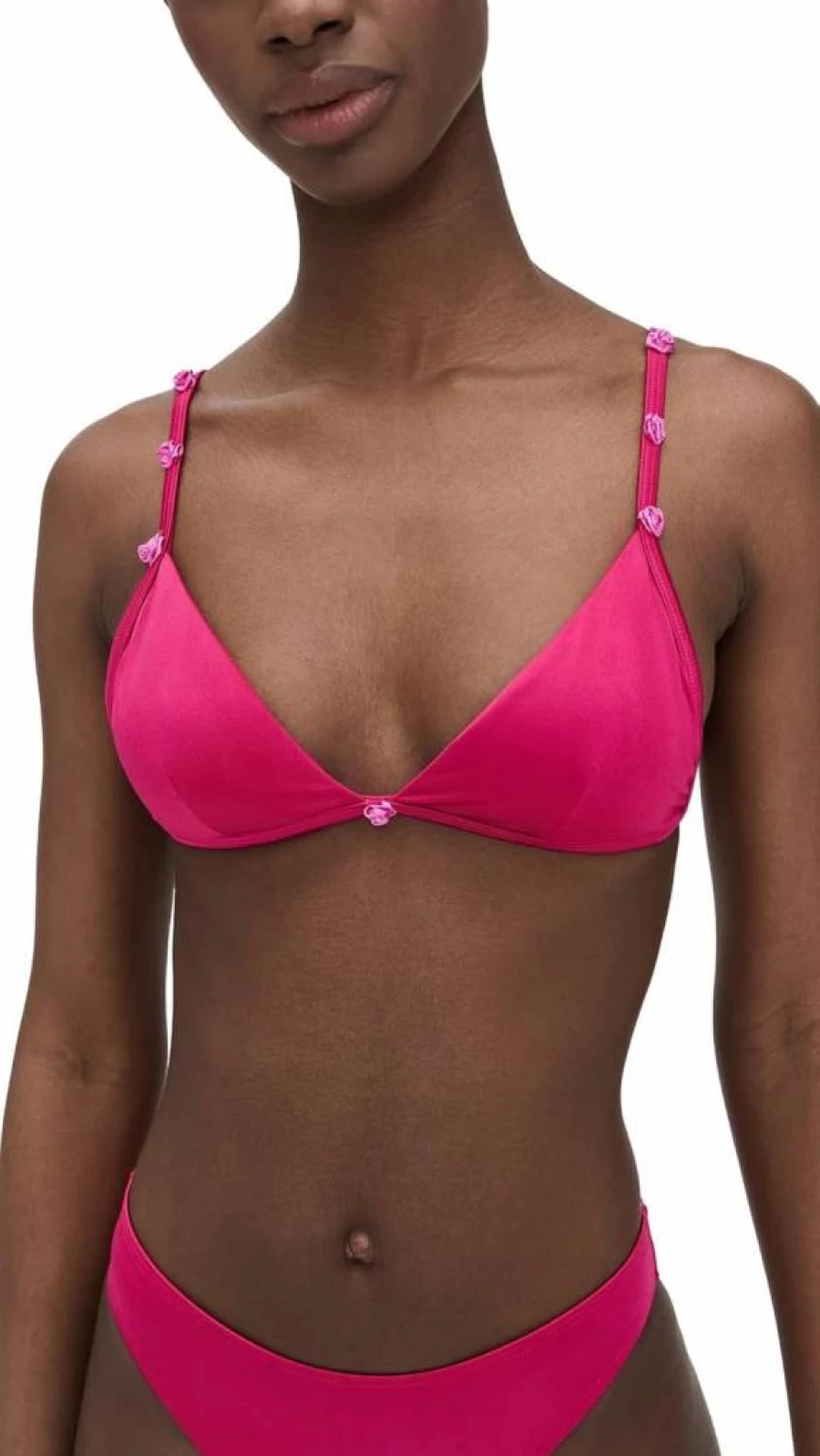 Good American Women's Satin Bikini Top - Sexy & Comfortable Swimwear for Summer