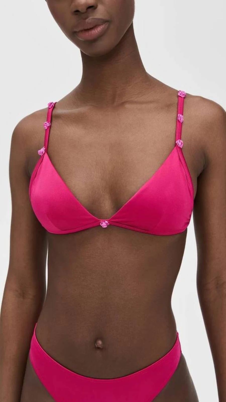 Good American Women's Satin Bikini Top - Sexy & Comfortable Swimwear for Summer