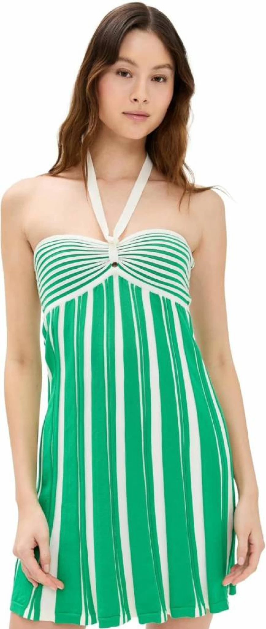 Amanda Uprichard Women's Dianella Floral Summer Dress - Elegant V-Neck A-Line Party Gown