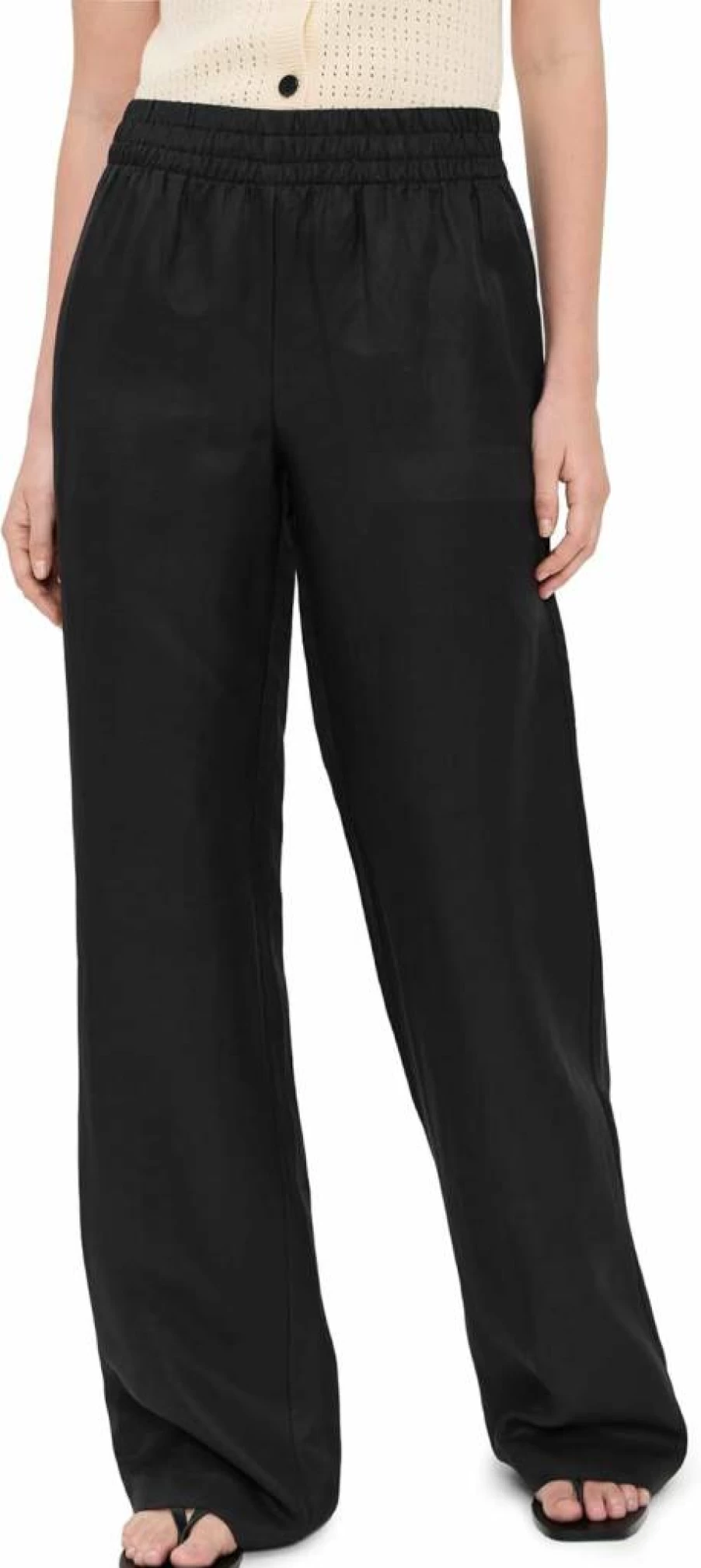 ANINE BING Women's Soto Pants - Premium High-Waisted Lounge Pants for Women