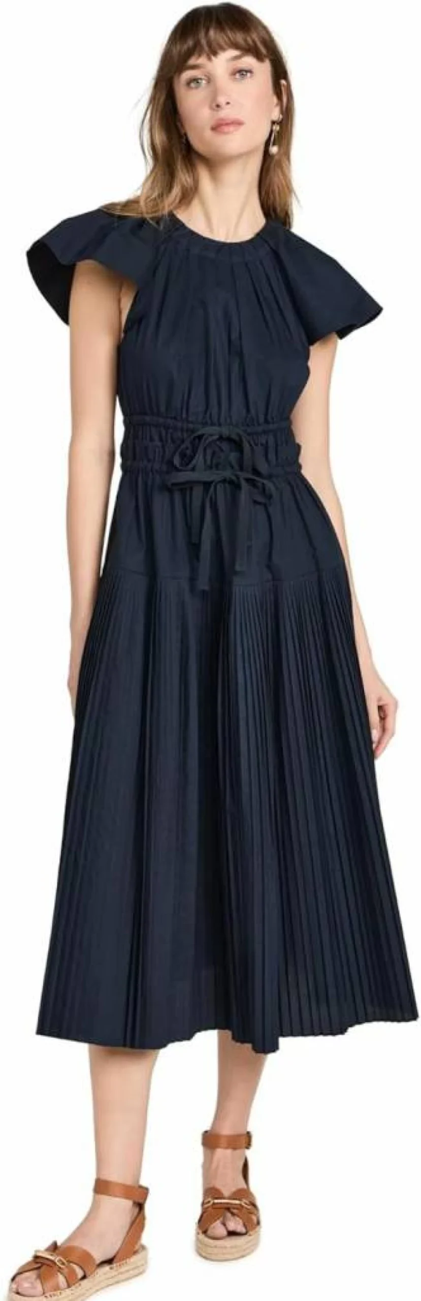 Ulla Johnson Women's Delmara Floral Printed Midi Dress - Boho Chic Summer Dress