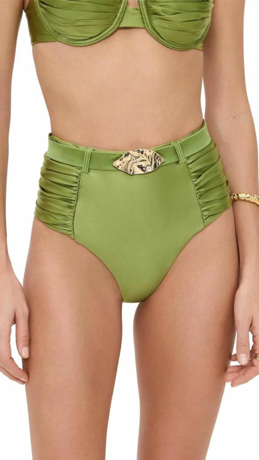 Devon Windsor Women's Kayla Bikini Bottoms - High-Waisted Swimwear for Women