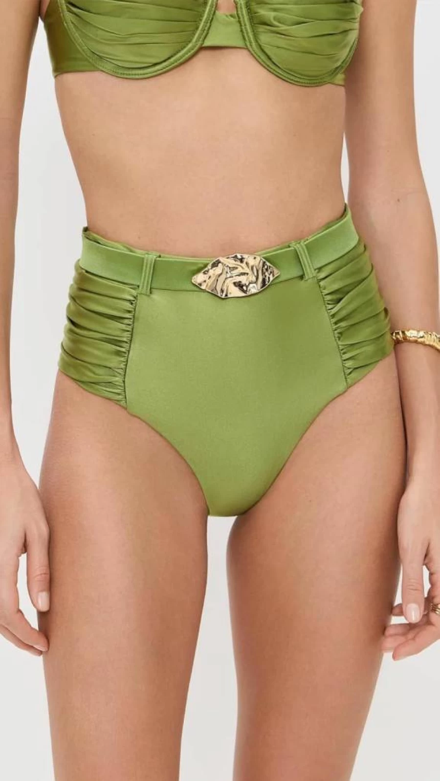 Devon Windsor Women's Kayla Bikini Bottoms - High-Waisted Swimwear for Women