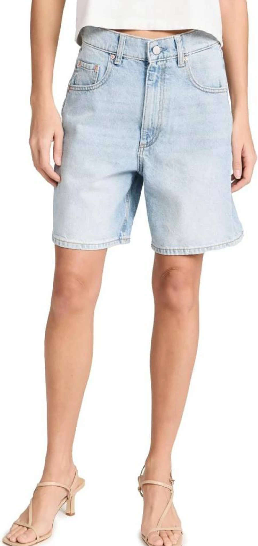 DL1961 Women's Taylor Ultra High Rise 7-Inch Denim Shorts | Stretch Comfort Fit | Premium Jeans Shorts