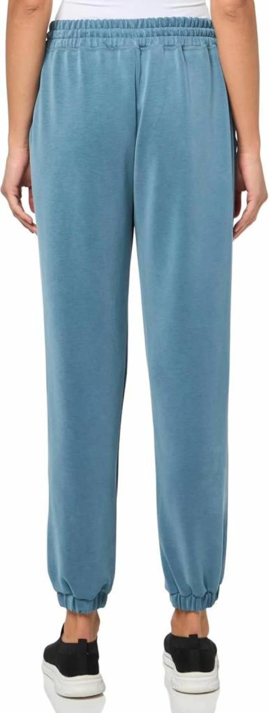 Sweaty Betty Women's High-Waisted Sand Wash Tapered Trousers with Cuffed Hem