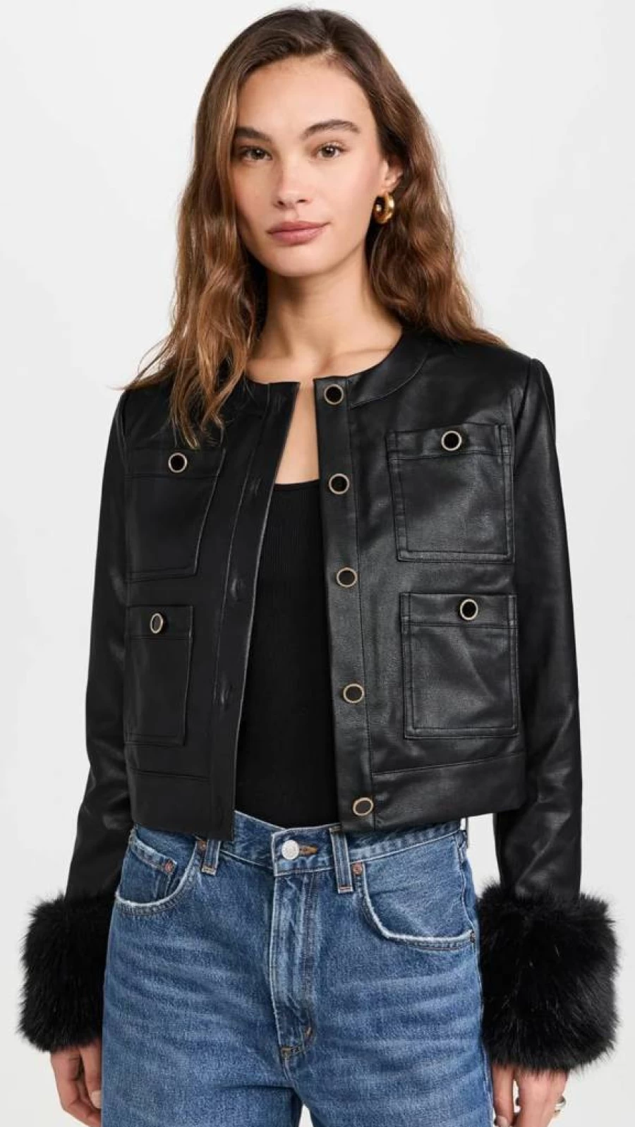 WAYF Women's Boxy Jacket - Stylish Oversized Outerwear for Women