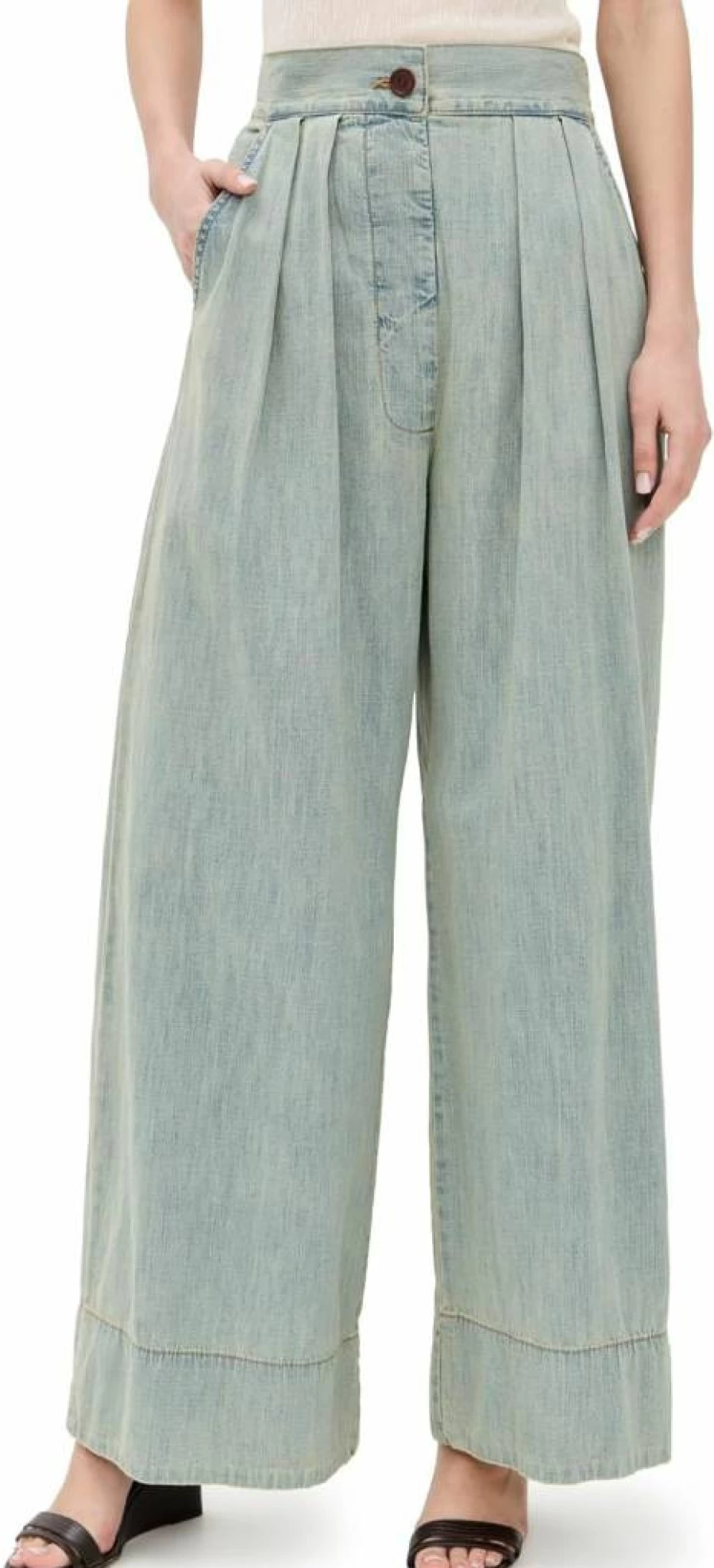 Rachel Comey Women's Coxsone High-Waisted Wide-Leg Pants - Elegant Casual Trousers for Women