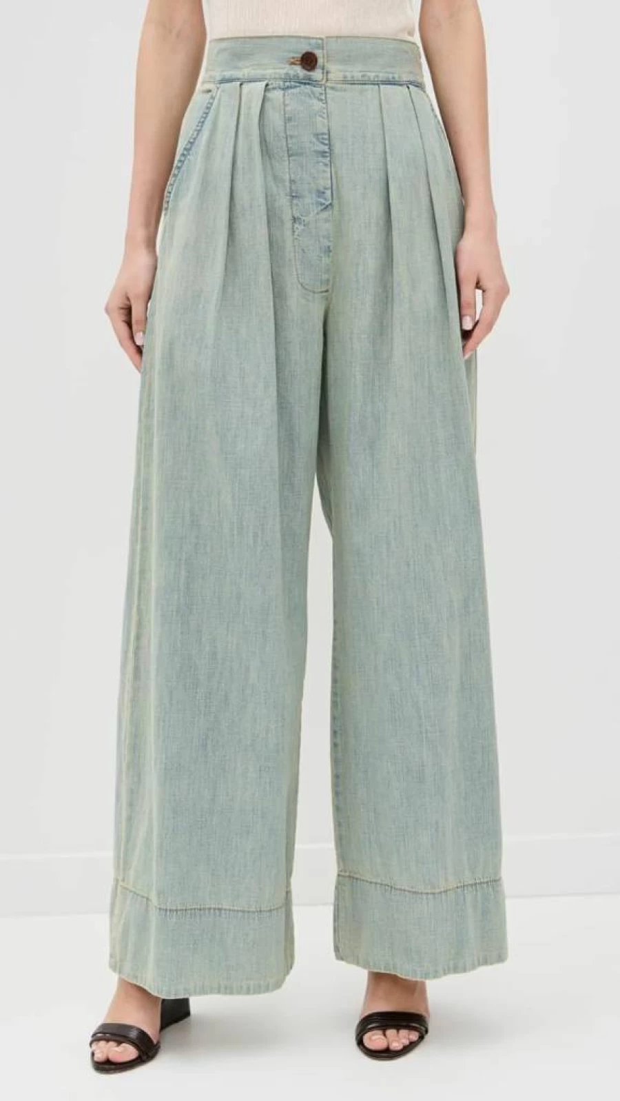 Rachel Comey Women's Coxsone High-Waisted Wide-Leg Pants - Elegant Casual Trousers for Women