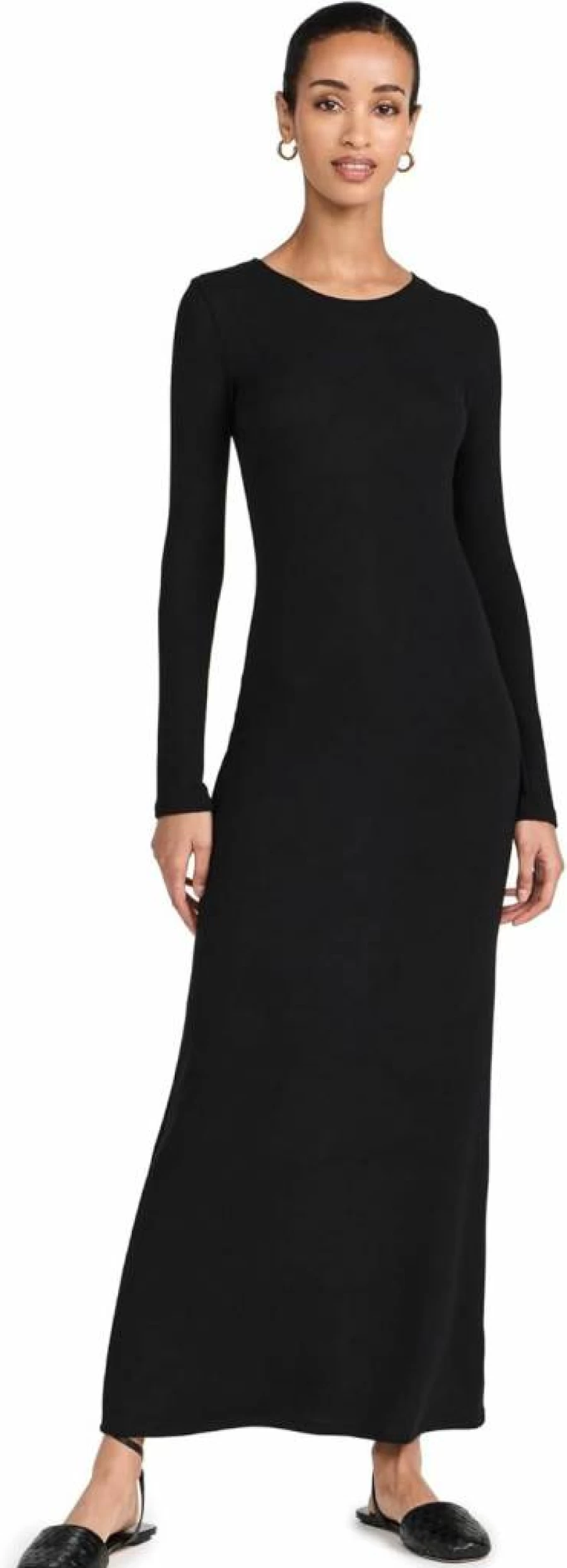 Leset Lauren Women's Long Sleeve Maxi Dress - Elegant Boho Chic Flowy Beach Dress
