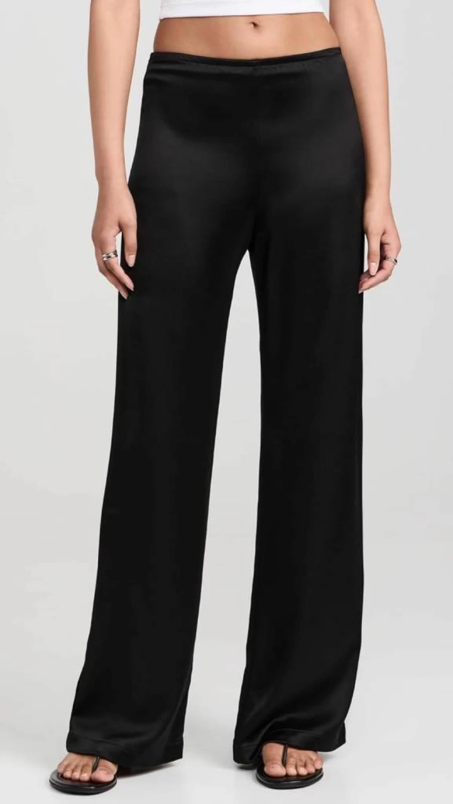 Leset Women's High-Waisted Barb Wide Leg Pants - Comfortable & Stylish Trousers for Casual Wear