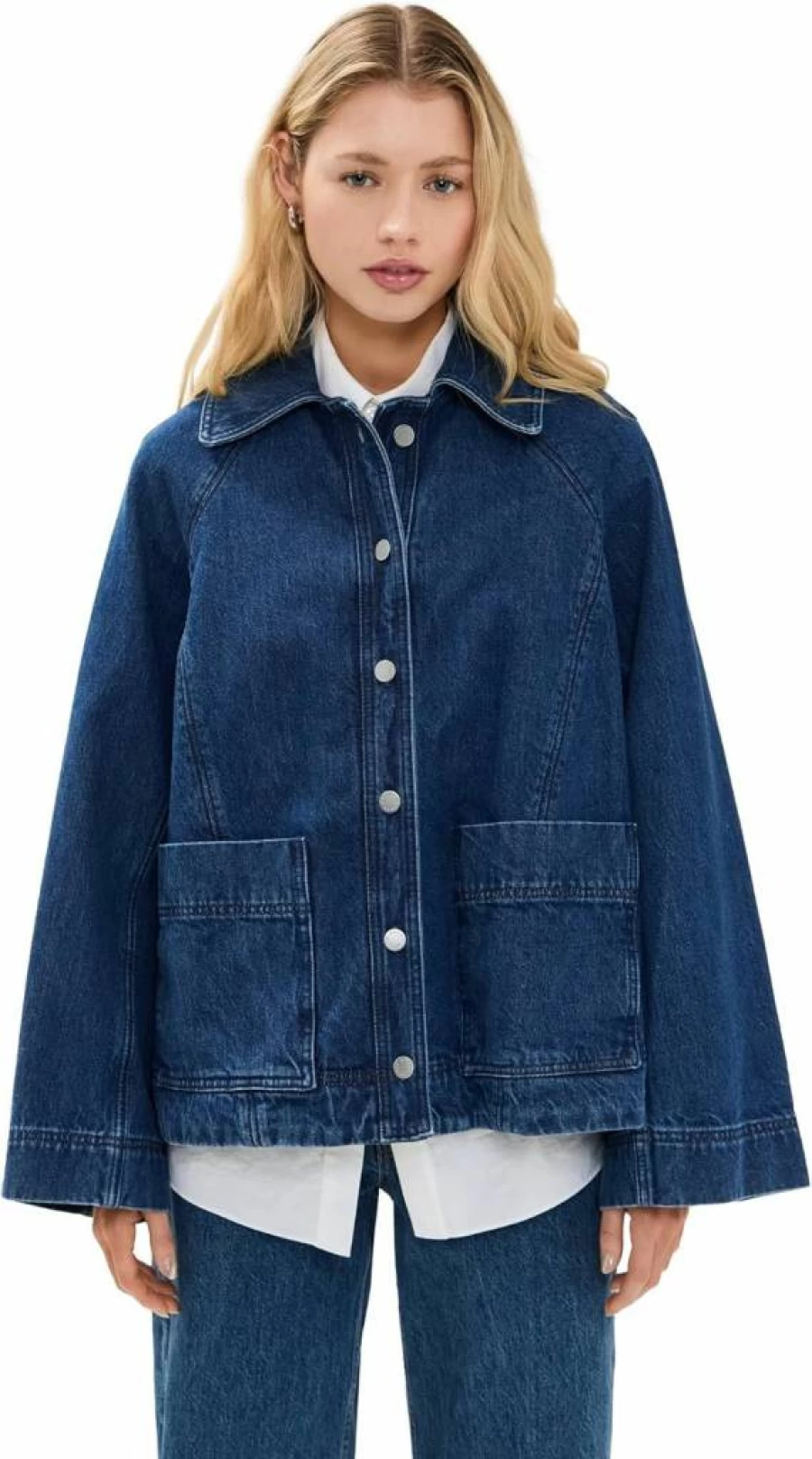 Apiece Apart Women's Franke Swing Jacket - Stylish Casual Outerwear Coat