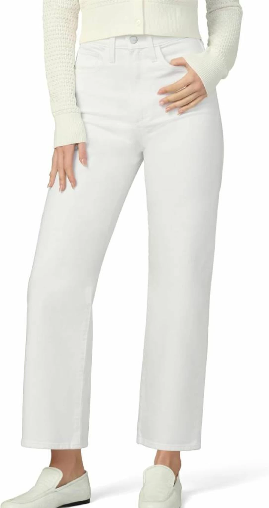 Joe's Jeans Women's Margot High Rise Cropped Straight Leg Denim Pants