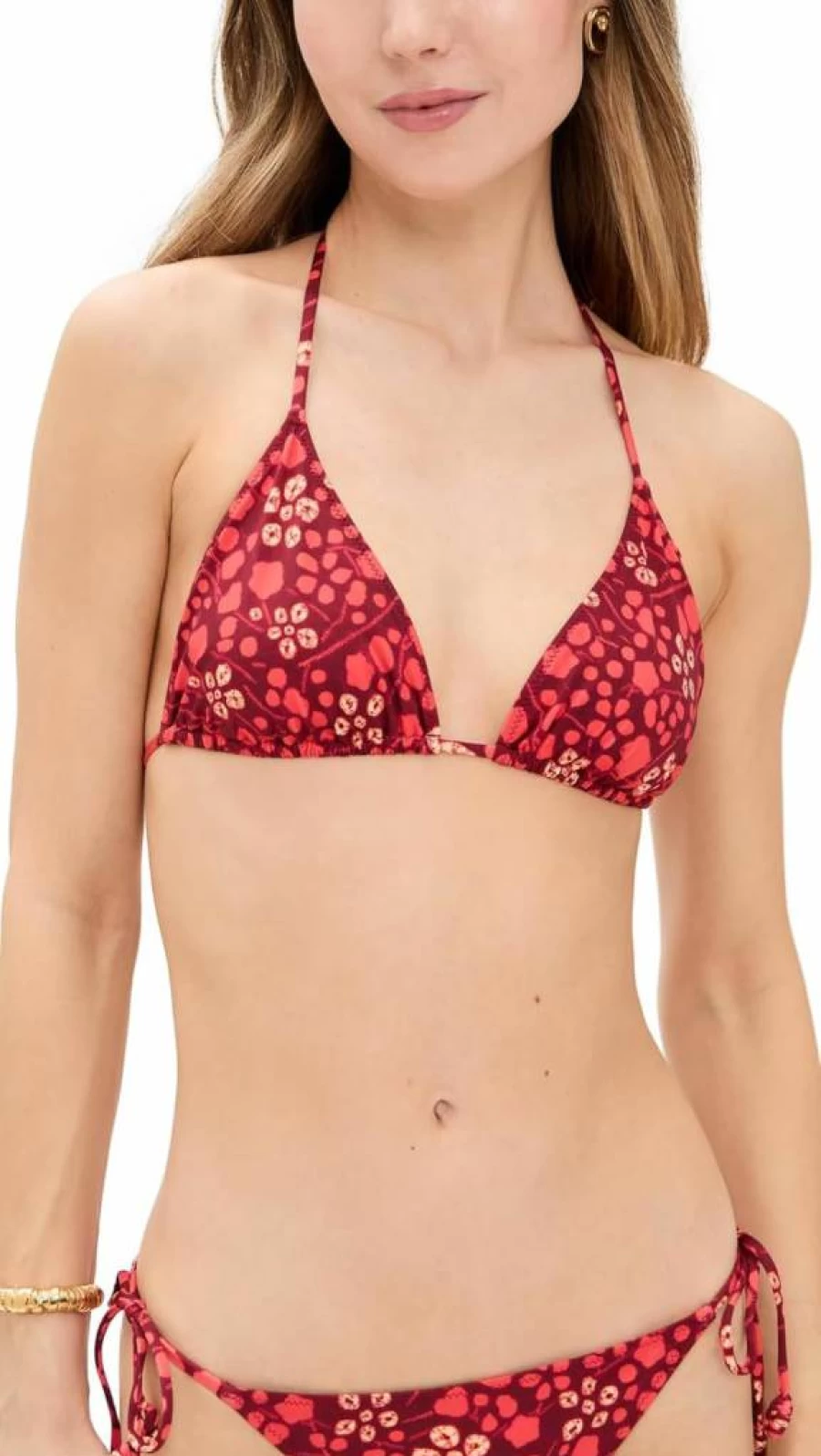 Ulla Johnson Keaton Triangle Bikini Top for Women - Stylish Swimwear