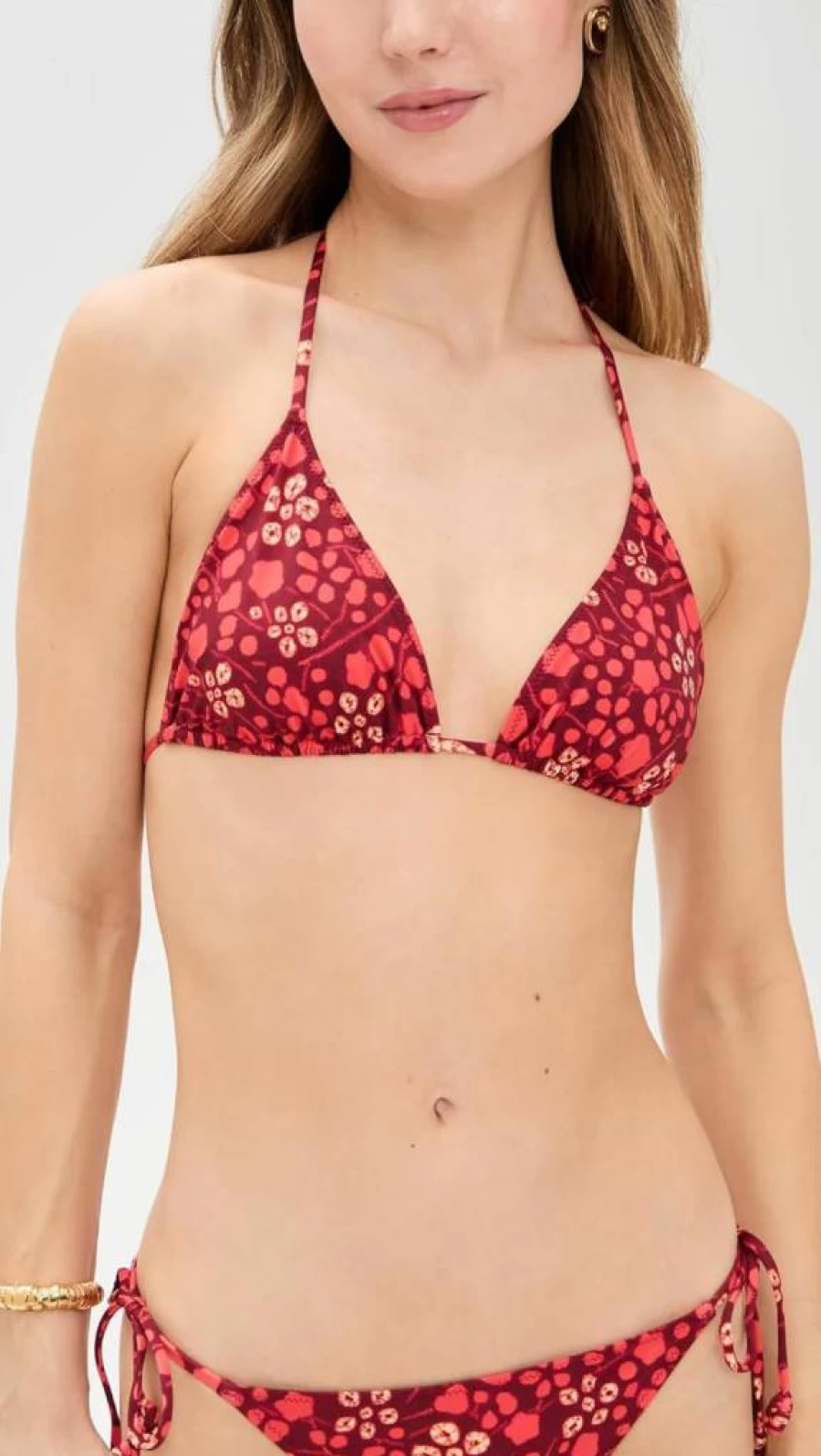 Ulla Johnson Keaton Triangle Bikini Top for Women - Stylish Swimwear