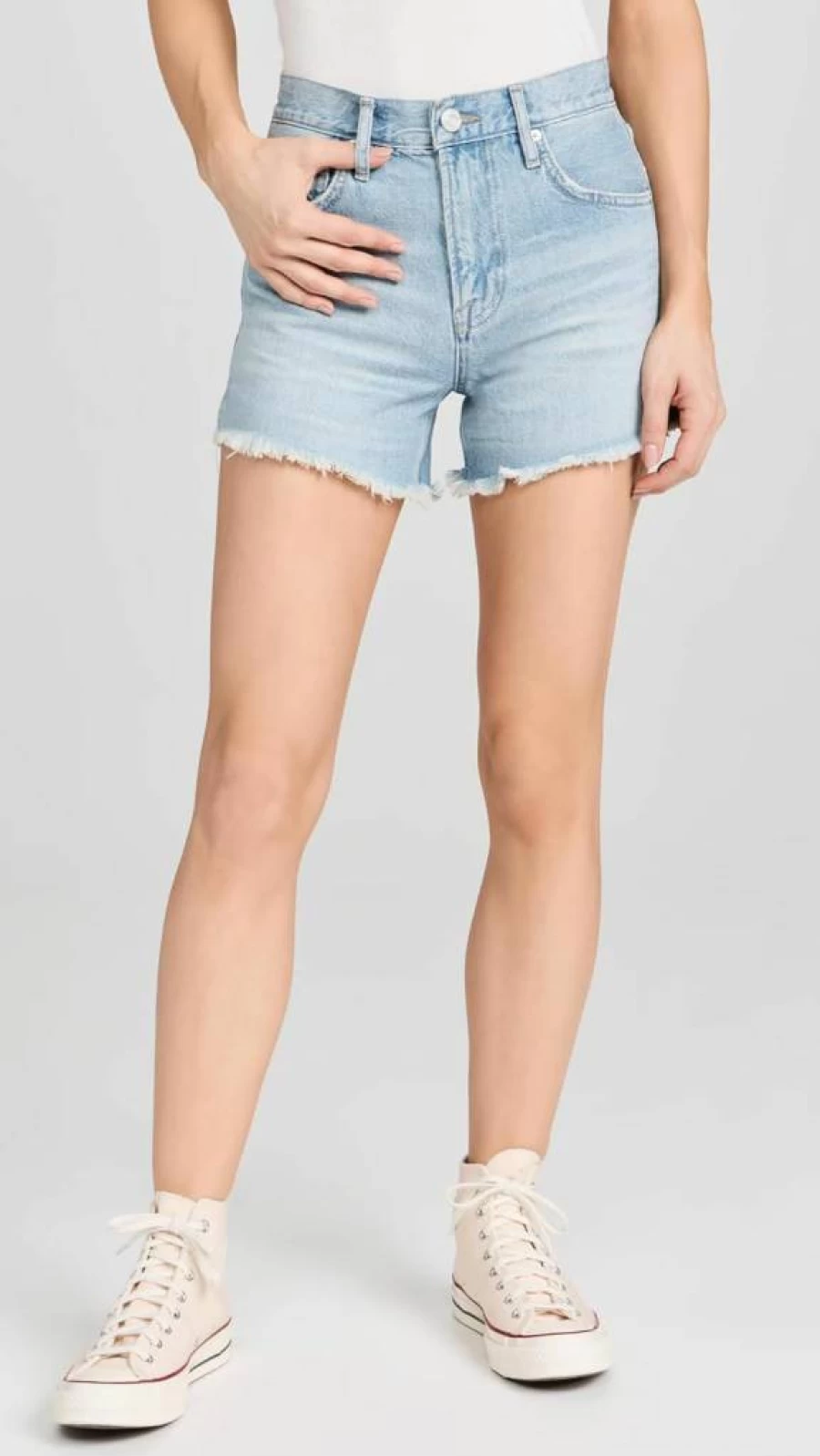FRAME Women's Leather Super High-Waisted Shorts