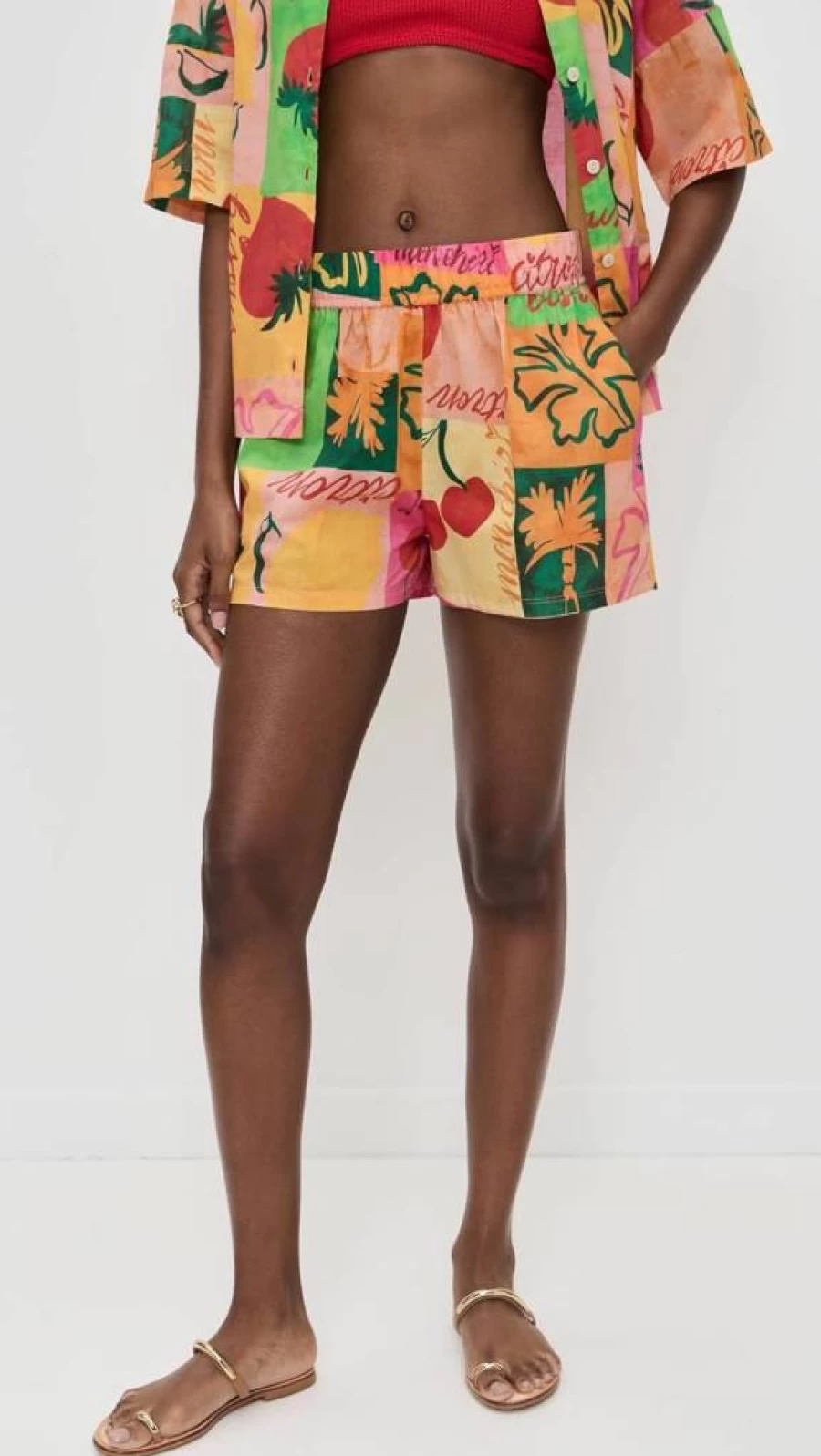 Beach Riot Women's Rayah High-Waisted Beach Shorts - Stylish & Comfortable Swimwear Bottoms