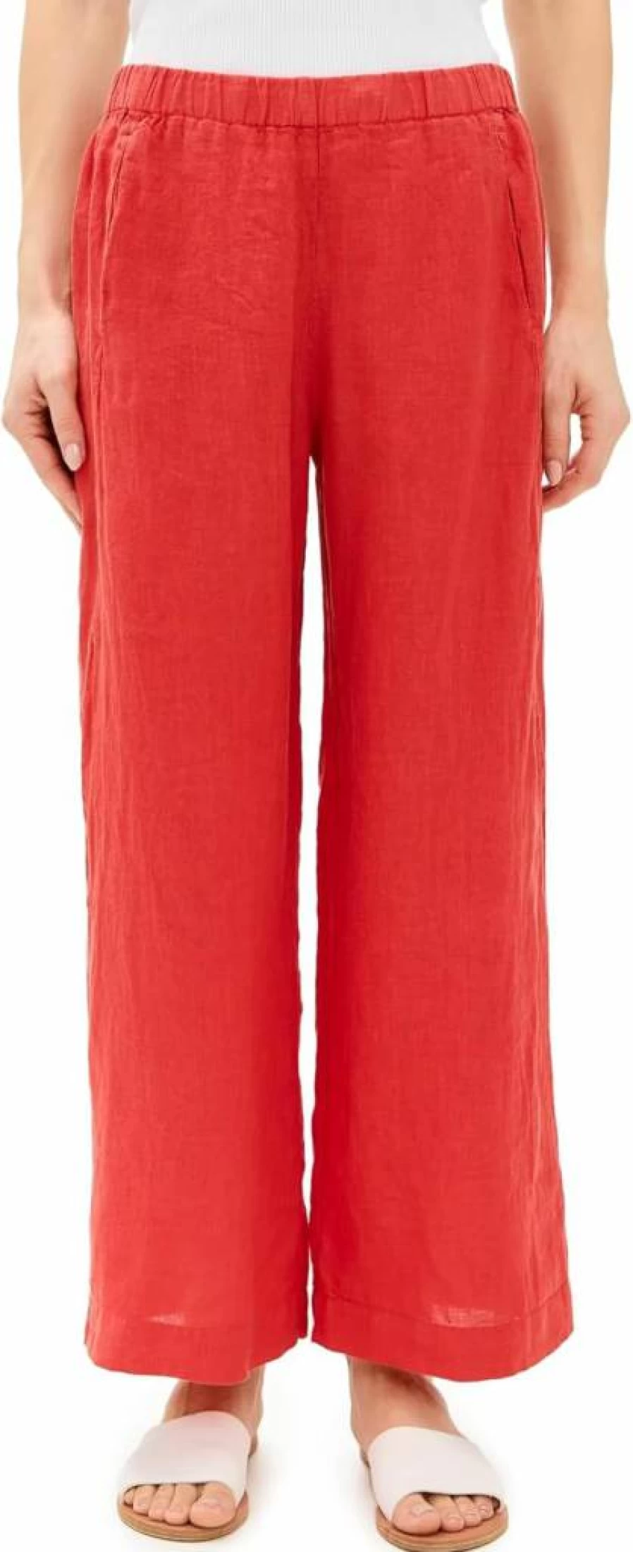 Velvet Women's Lola Linen Pants - Comfortable & Stylish High-Waisted Summer Trousers