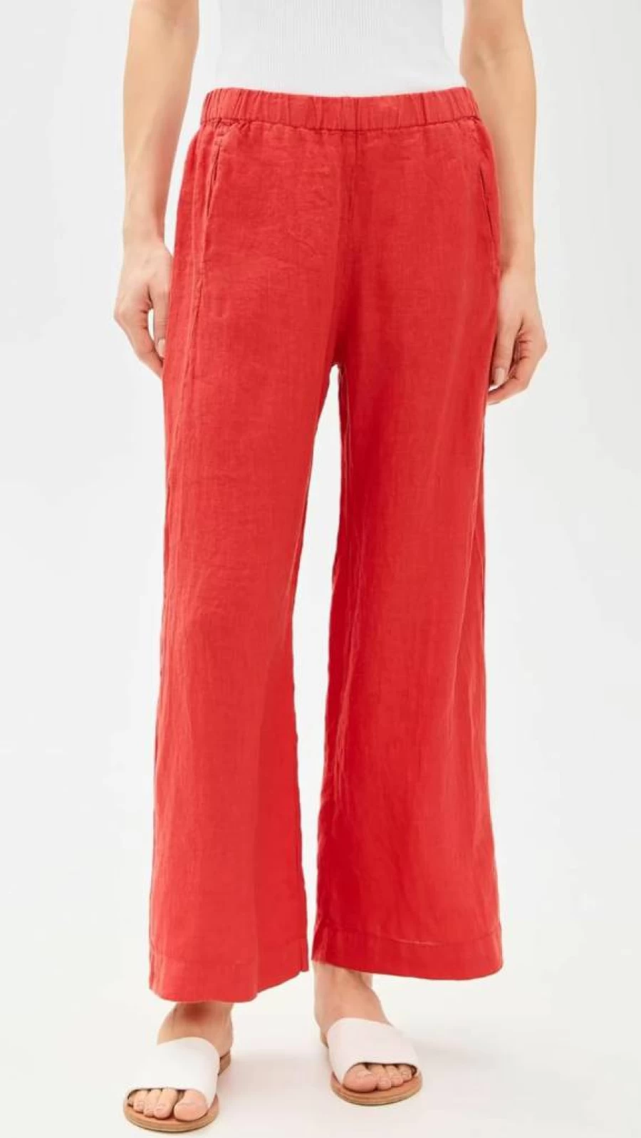 Velvet Women's Lola Linen Pants - Comfortable & Stylish High-Waisted Summer Trousers