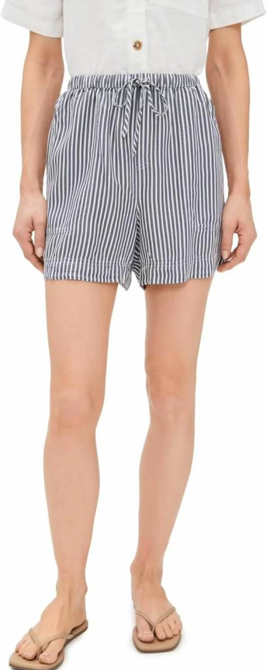 Splendid Women's Ella Striped Short Sleeve Top