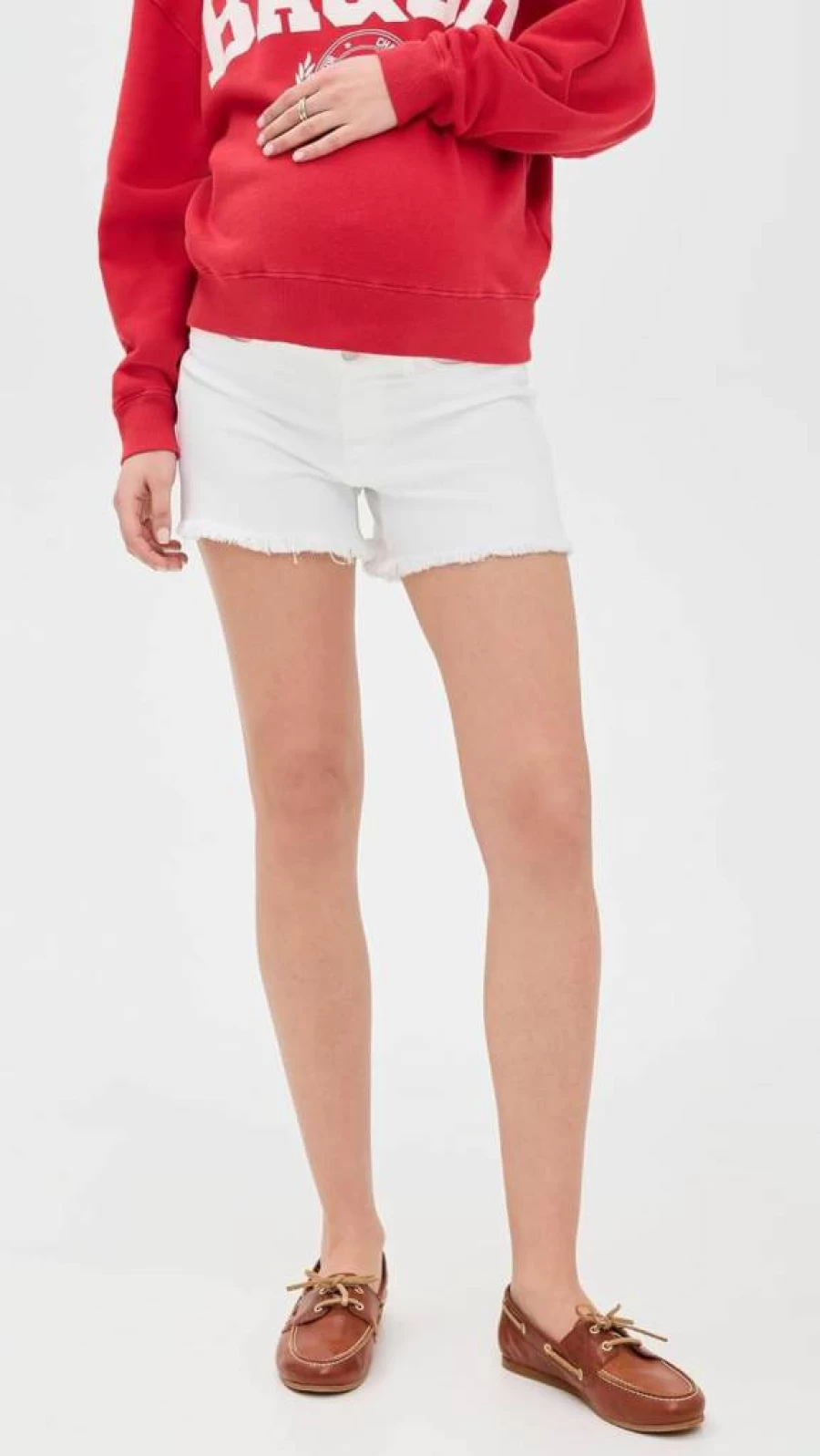 Joe's Maternity Shorts for Women - The Ozzie Comfort Stretch Pregnancy Shorts