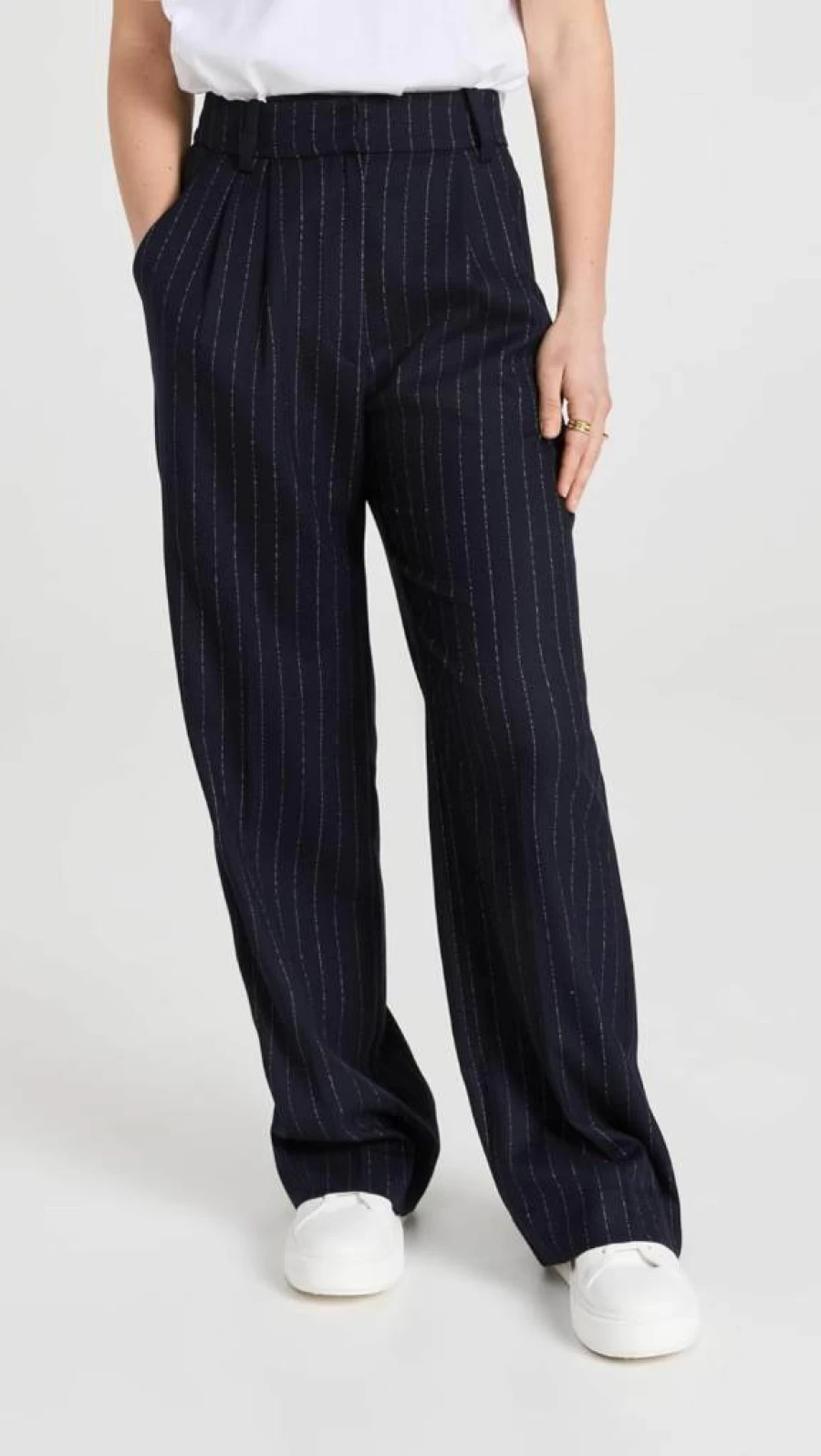 Favorite Daughter Women's Petite The Favorite Pants - High-Waisted Slim Fit Ankle-Length Trousers