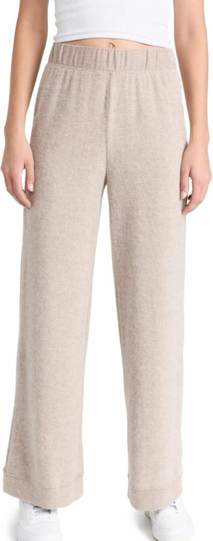 Z SUPPLY Women's Tessa High-Waist Fleece Sweatpants - Cozy Casual Lounge Pants
