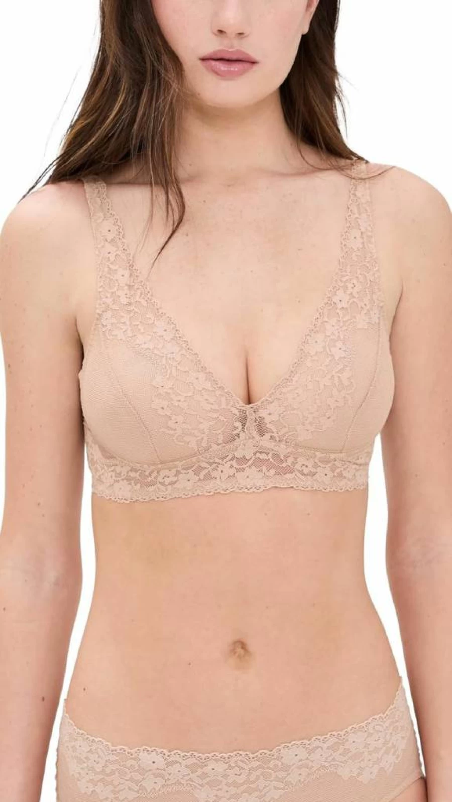 Commando Women's Lace Bralette - Comfortable & Stylish Double Take Design