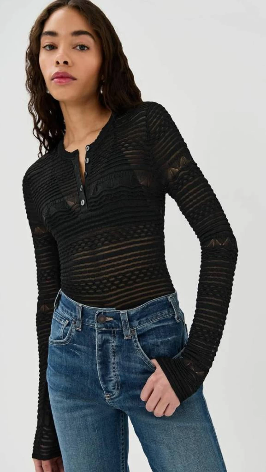 Ulla Johnson Women's Felix Top: Floral Print Blouse with Ruffled Sleeves and V-Neck