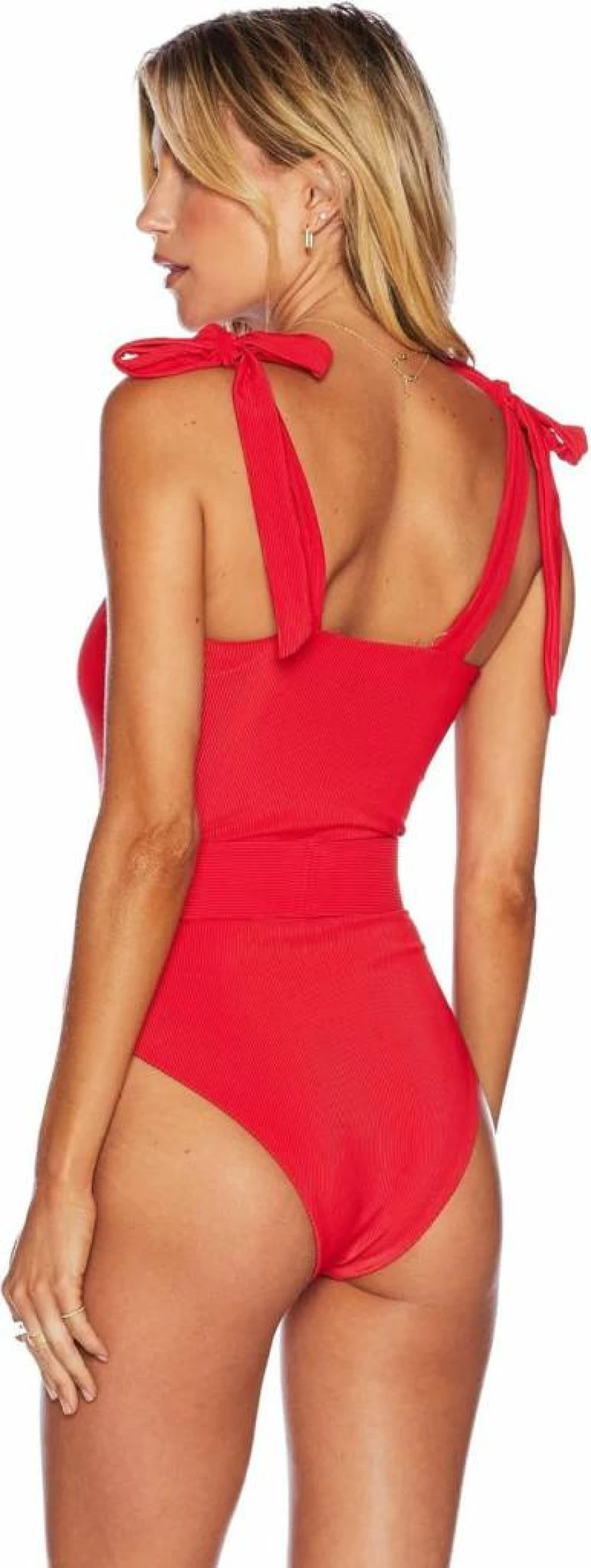 Beach Riot Women's Sydney One-Piece Swimsuit with Belt - Removable Scarf