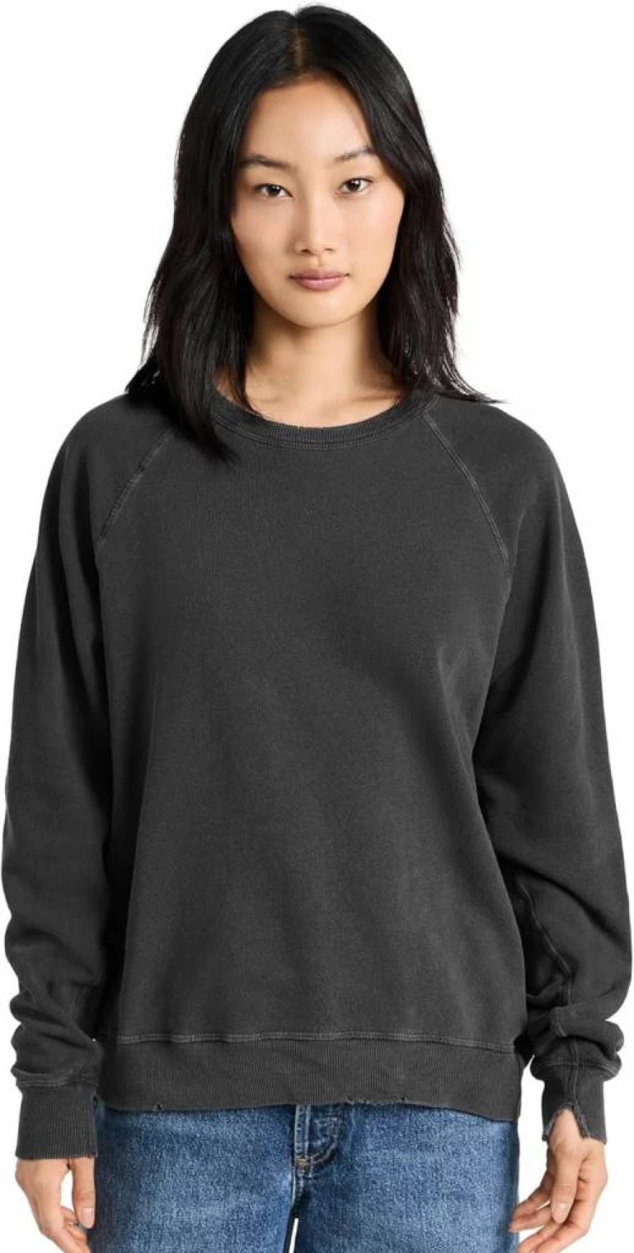 THE GREAT Women's College Sweatshirt - Comfortable Casual Pullover Hoodie