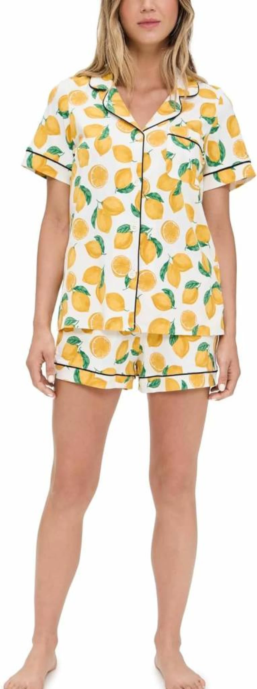 BedHead Pajamas Women's Cotton Shorty PJ Set - Comfortable Jersey Knit Sleepwear