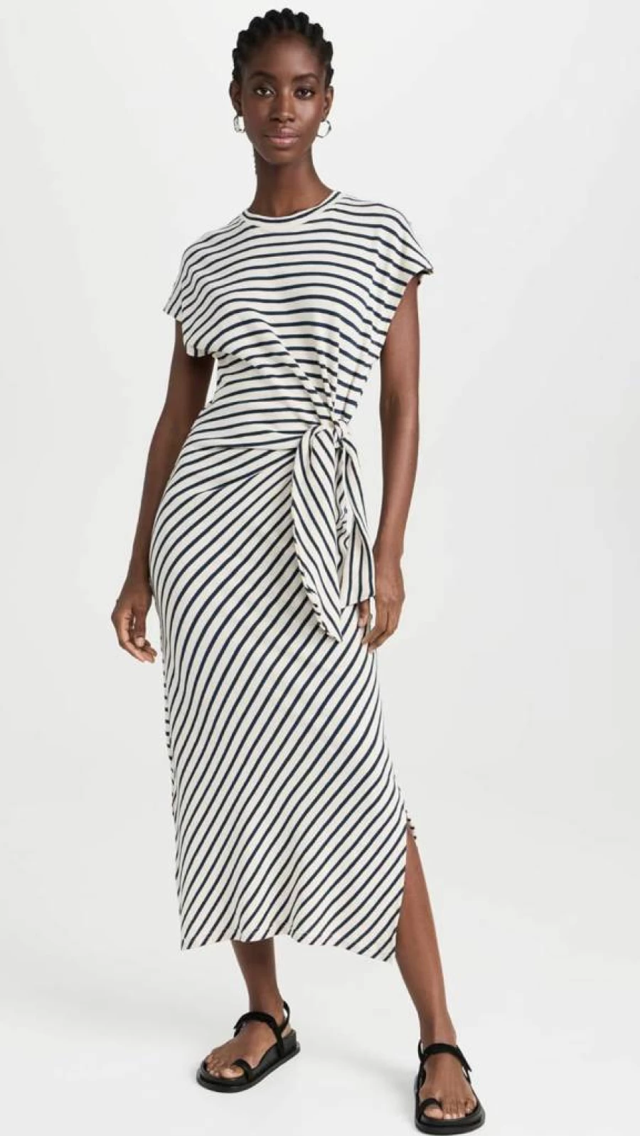 Apiece Apart Women's Vanina Cinched Waist Dress - Elegant Feminine Style
