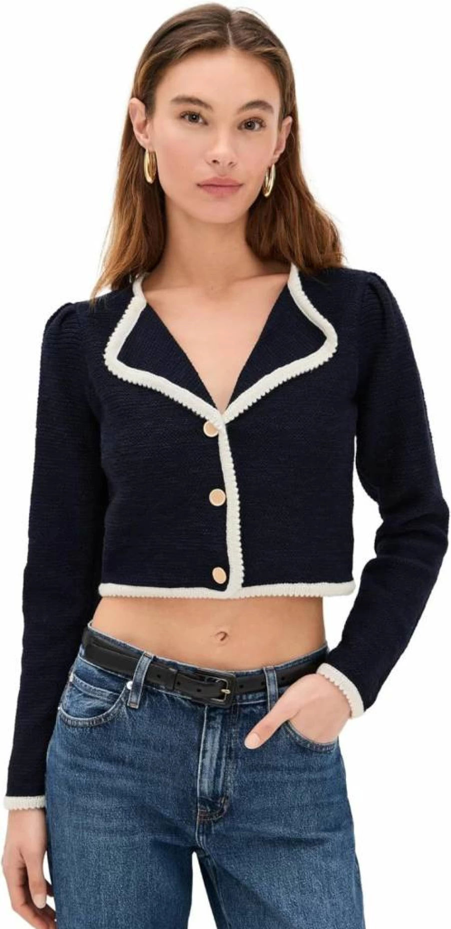 FRAME Women's The Corded Cardigan - Stylish Knit Sweater for Women