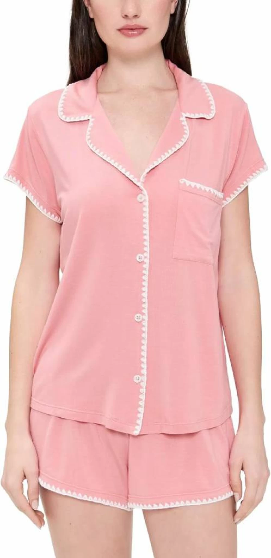 Eberjey Women's Frida Shortie Pajama Set - Soft Sleepwear Shorts & Top