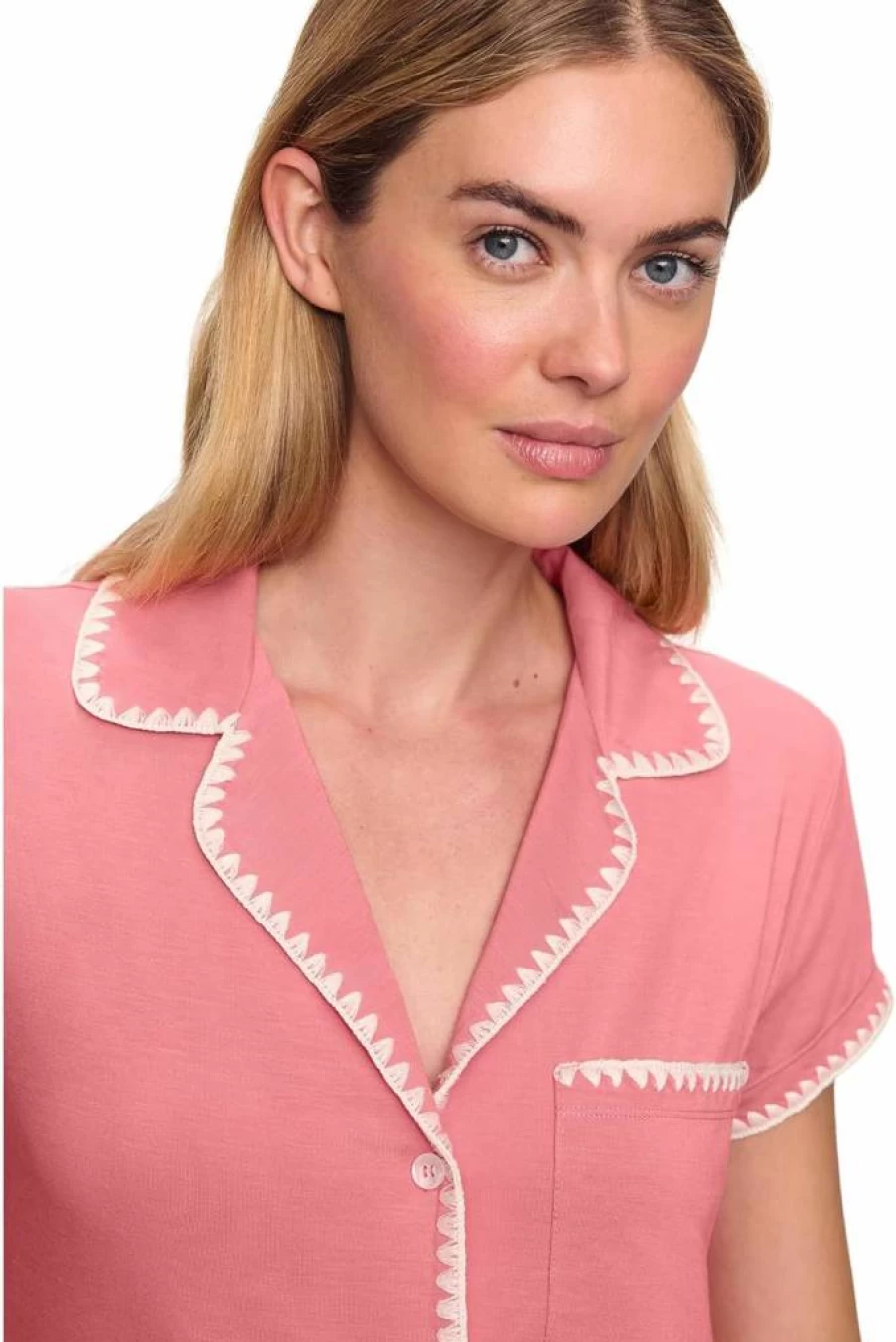 Eberjey Women's Frida Shortie Pajama Set - Soft Sleepwear Shorts & Top