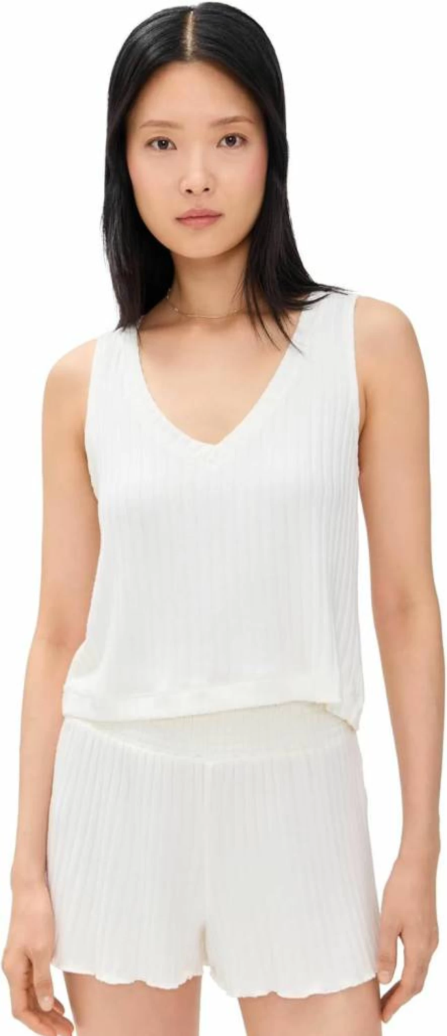 Z SUPPLY Women's Sloane Ribbed V-Neck Tank Top