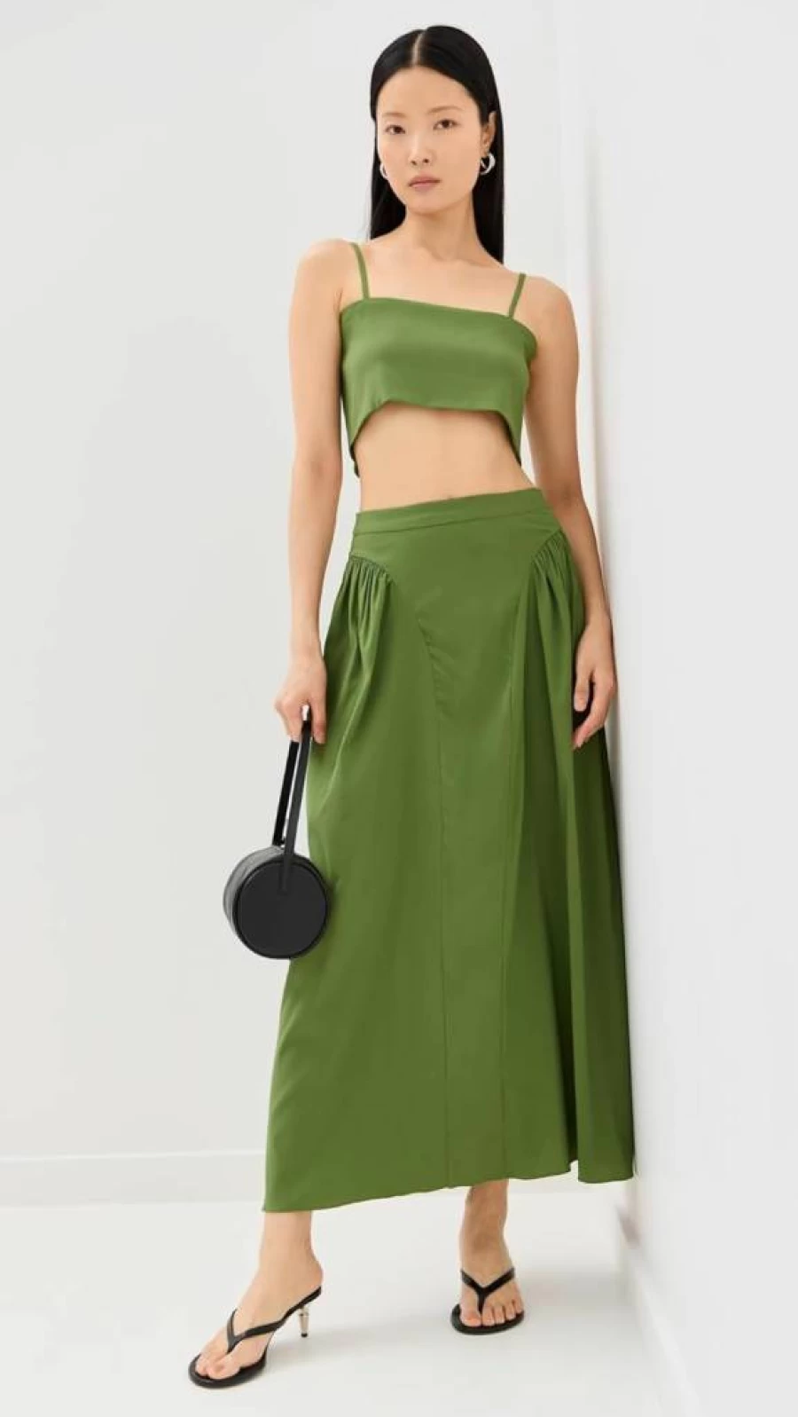 Azeeza Women's Seraphine Skirt - Elegant Flowy Midi Skirt for Women