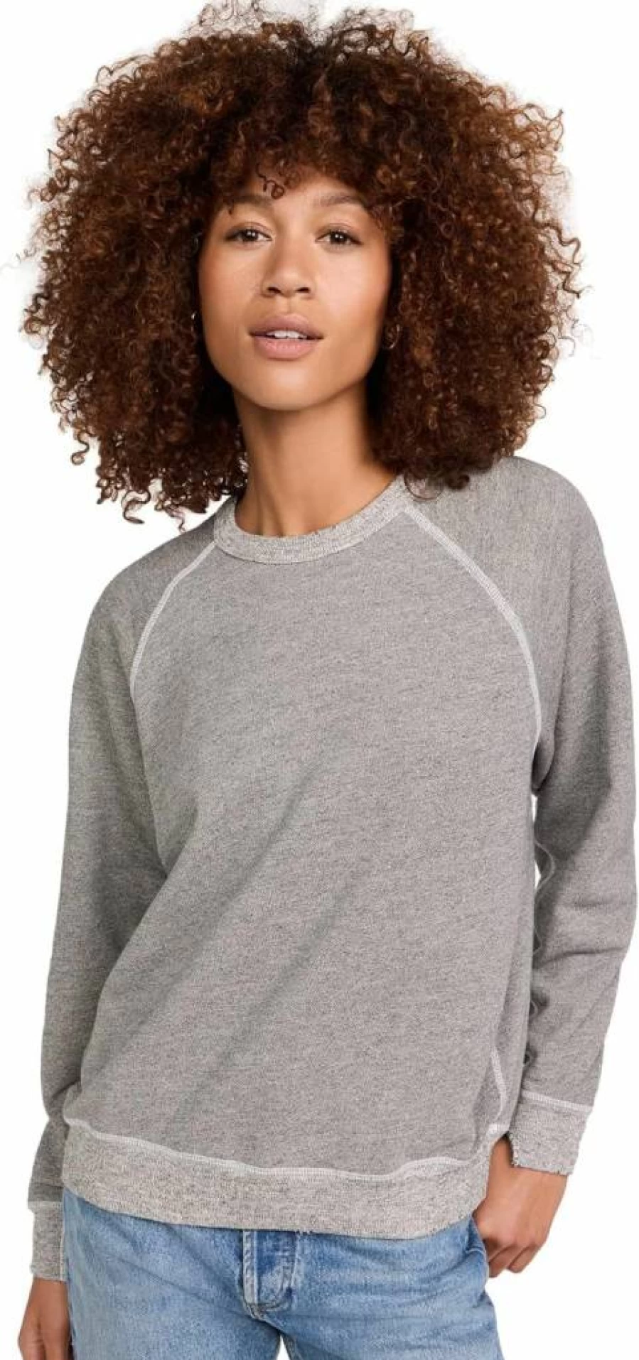 THE GREAT Women's College Sweatshirt - Vintage Inspired Comfort Fit Pullover